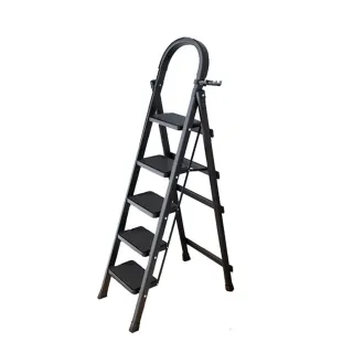 【星優】五步梯 梯子 伸縮梯 折疊梯 工具梯(加寬踏板-安全防滑-免組裝 送安裝工具)
