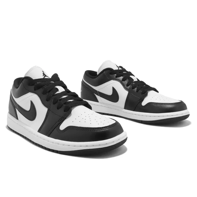 【NIKE 耐吉】Wmns Air Jordan 1 Low 女鞋 男鞋 黑 白 AJ1 熊貓 一代 喬丹 Panda(DC0774-101)