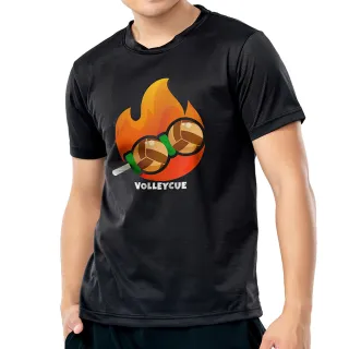 【MISPORT 運動迷】台灣製 運動上衣 T恤-排隊大串燒/運動排汗衫(MIT專利呼吸排汗衣)