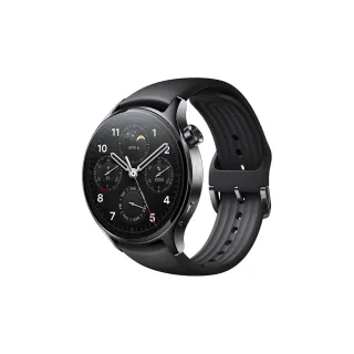 【小米】官方旗艦館 Watch S1 Pro(黑色不銹鋼錶殼/黑色氟橡膠錶帶)