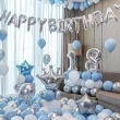 生日佈置氣球套組1組-贈送打氣筒(生日佈置 派對 告白求婚 周歲慶生 畢業 紀念日 氣球 布置)