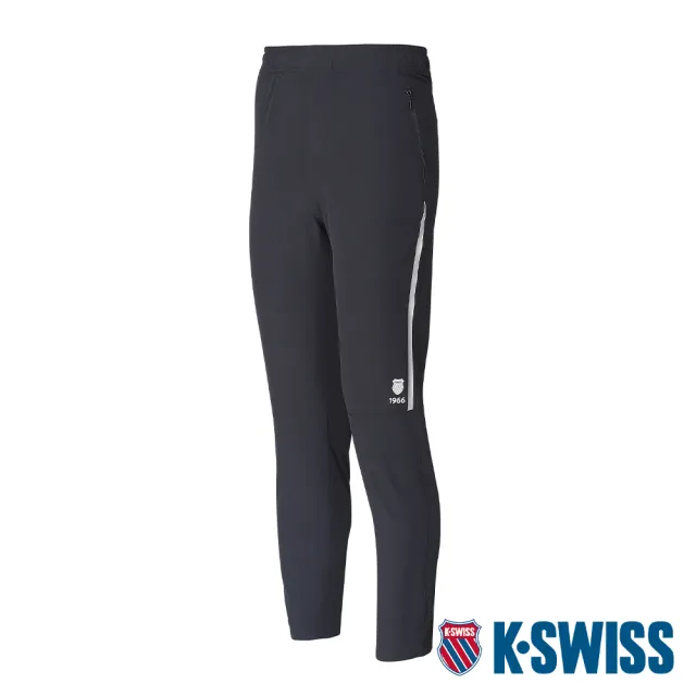 【K-SWISS】吸排運動長褲 Active Pants-男-黑(108043-008)