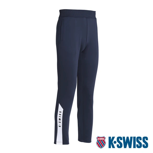 K-SWISS 運動長褲 Knit Pants-男-藍(108050-426)