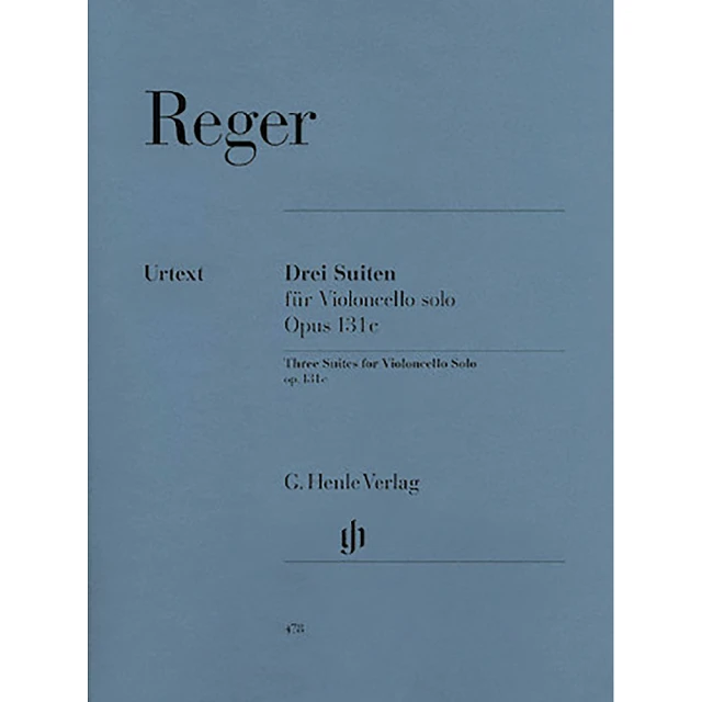 【Kaiyi Music 凱翊音樂】雷格：無伴奏大提琴組曲作品131c Reger Three Suites op.131c cello