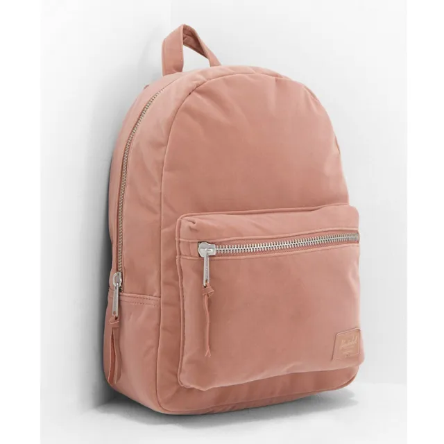 【Herschel】雙11 Grove XS 中型 高階 Velvet 天鵝絨 絨布 粉色 乾燥玫瑰 女生 背包  女包 小後