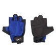 【NIKE 耐吉】男基礎手套-一雙入 訓練 重訓 運動 藍黑白(N0000003405MD N0000003405LG N0000003405XL)