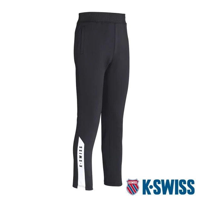 K-SWISS 運動長褲 Knit Pants-男-黑(108050-008)