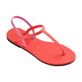 【havaianas 哈瓦仕】涼鞋 女鞋 拖鞋 夾腳拖  You Paraty 橘紅 4147152-1256W(哈瓦士)