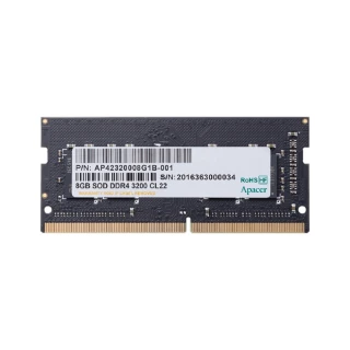【Apacer 宇瞻】DDR4 3200 8GB 記憶體 AP42320008G1B-001 (NAS bundle)