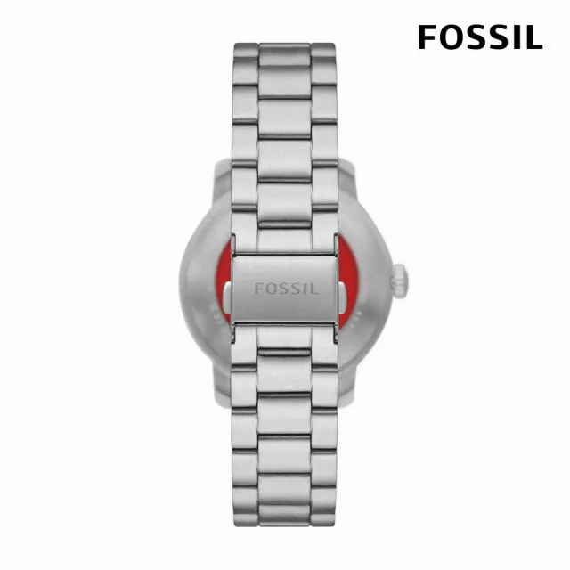 【FOSSIL 官方旗艦館】The Flash 閃電俠限量經典紅色指針手錶 銀色不鏽鋼錶帶 40MM LE1162