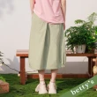 【betty’s 貝蒂思】鬆緊腰口袋繡花長裙(綠色)