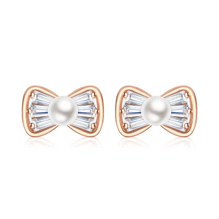 【KATROY】珍珠耳環．純銀． 母親節禮物(4.0mm)