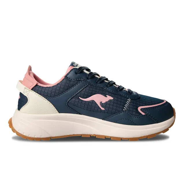 【KangaROOS】雙11 女 ZEPHYR 2 機能輕量 運動鞋 休閒鞋 藏青/粉-KW32160(藏青/粉-KW32160)