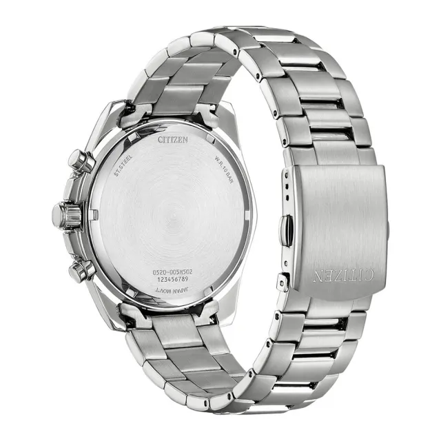 【CITIZEN 星辰】限量紳士時尚三眼計時手錶-44mm 畢業 禮物(AN8200-50X)