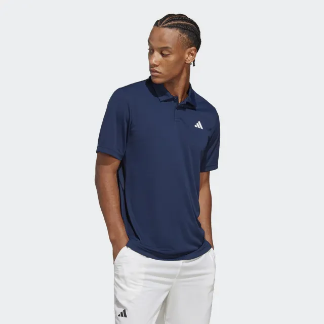 【adidas 愛迪達】運動服 短袖POLO 男上衣 CLUB POLO(HS3279)