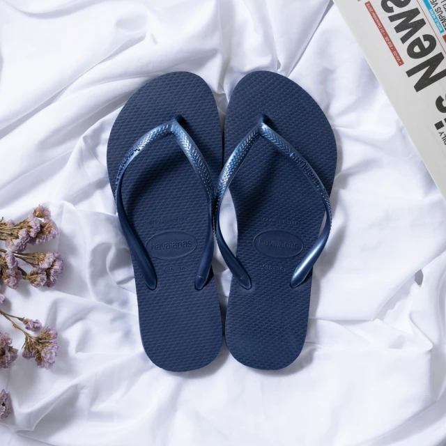 havaianas 哈瓦仕 SLIM 藍色(拖鞋 女鞋 夾腳拖 素色 巴西)