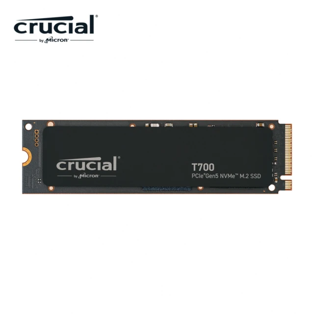 【Crucial 美光】T700 1TB M.2 2280 PCIe 5.0 ssd固態硬碟 (CT1000T700SSD3) 讀 11700M/寫 9500M