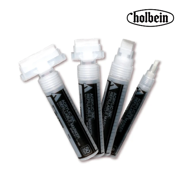 【HOLBEIN好賓】液態壓克力墨水專用麥克筆4支入(不含顏料)