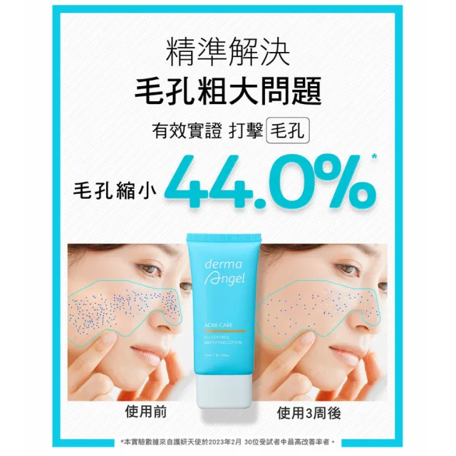 【derma Angel 護妍天使】毛孔細緻控油精華乳(50ml)