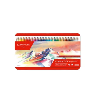 【CARAN d’ACHE】SUPRACOLOR專家級水溶性色鉛筆80色(精美鐵盒裝)