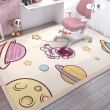 【聚時柚】地板防刮160*80cm兒童房電腦椅地墊(水晶絨印花地毯)