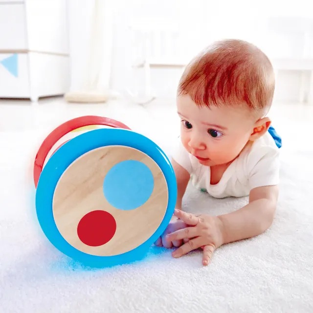【Hape】滾滾樂電子音樂鼓(木製玩具/木頭玩具/彌月禮/生日禮)