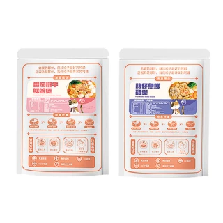 【Maw And Paw 毛孩噗】寵物機能性鮮食餐包100g*6入(寵物鮮食 貓餐包 貓鮮食 幫助消化 抗氧化)