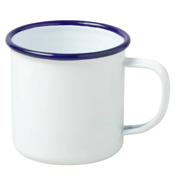 【Falcon】獵鷹琺瑯 馬克杯 茶杯 水杯 琺瑯杯 350ml 藍白