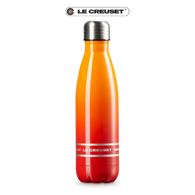 【Le Creuset】運動水瓶-500ml(火焰橘)