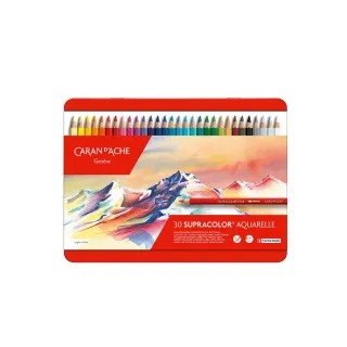 【CARAN d’ACHE】SUPRACOLOR專家級水溶性色鉛筆30色(精美鐵盒裝)