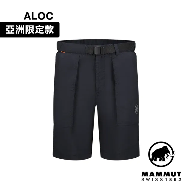 【Mammut 長毛象官方直營】Hiking Cargo Shorts AF W 日系經典工作短褲 黑色 女款 #1023-00910