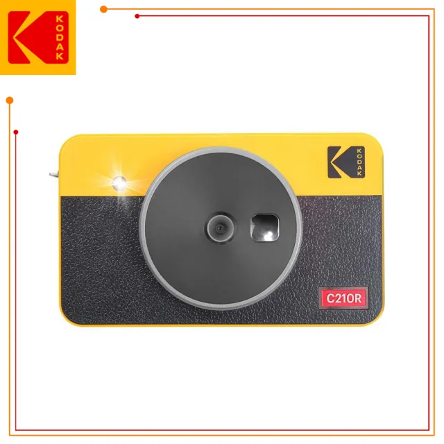【Kodak 柯達】Mini Shot 2 Retro C210R 拍立得相印機(台灣代理 東城數位 公司貨)