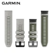 【GARMIN】QuickFit 26mm 雙色矽膠錶帶