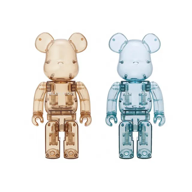 BE@RBRICK】GELATO PIQUE x BE@RBRICK BEIGE / MINT WHITE 棕色水藍