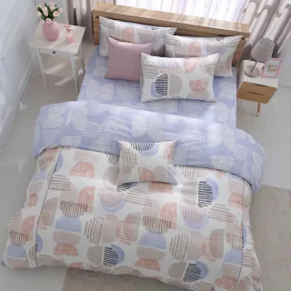 【HongYew 鴻宇】100%美國棉 防蹣抗菌 三件式薄被套床包組-達斯汀 多款(單人)