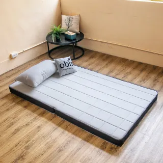 【obis】One Cool冰峰涼感天絲獨立筒折疊床墊(雙人5×6.2尺折折獨立筒床墊)