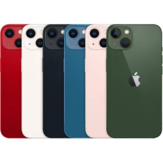 【Apple】A級福利品 iPhone 13 128G 6.1吋(原廠盒/電池80%/ 贈 傳輸線/厚膠玻璃貼/軍規空壓殼)
