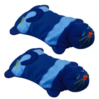 【Petstages】305 貓咪造型暖暖包 x2入組(愛睏貓暖暖墊 陪伴 抗憂鬱 舒緩寵物的焦慮情緒 犬貓適用)