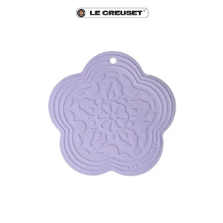 【Le Creuset】耐熱矽膠花型隔熱墊(淡粉紫)