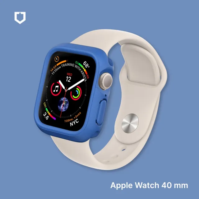 【RHINOSHIELD 犀牛盾】Apple Watch SE2/6/SE/5/4共用 40mm CrashGuard NX模組化防摔邊框手錶保護殼