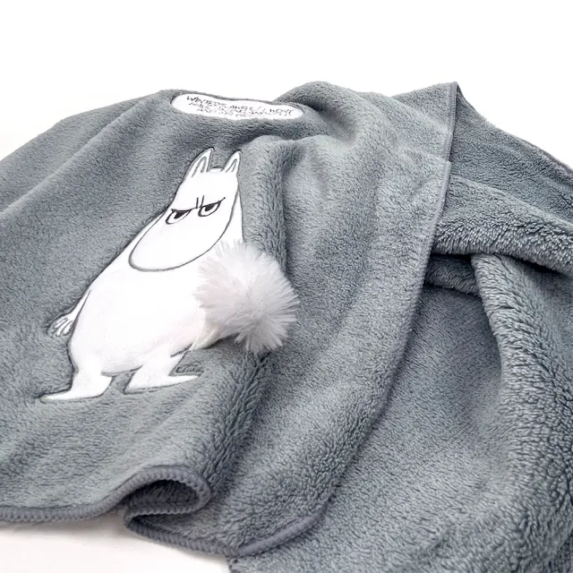 【Marushin 丸真】Moomin 刺繡立體毛巾(生氣嚕嚕米)