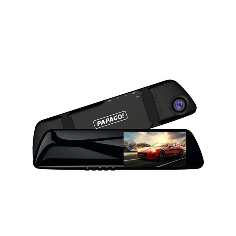 【PAPAGO!】FX770 GPS後視鏡前後鏡頭行車記錄器＋32G記憶卡(行車紀錄器)