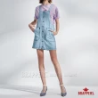 【BRAPPERS】女款 Boy friend系列-天絲棉排釦吊帶裙(淺藍)