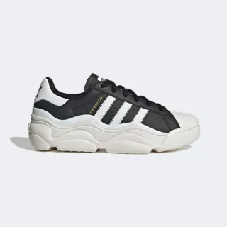 【adidas 愛迪達】Superstar Millencon W 女 休閒鞋 經典 貝殼頭 厚底 穿搭 黑(HQ9019)