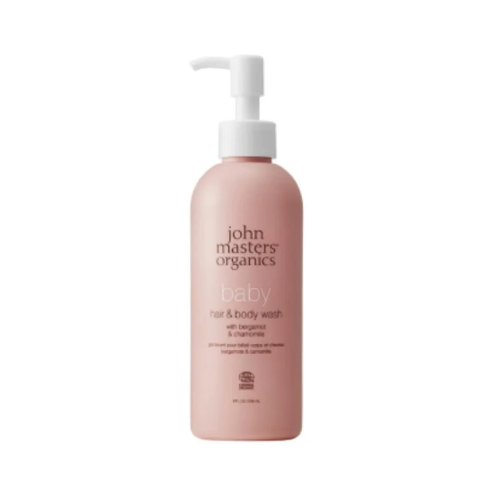 【John Masters Organics】佛手柑洋甘菊嬰兒洗髮沐浴露(95%或更多的天然成分)