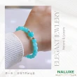 【Naluxe】高品冰種天河石ll設計款開運手鍊ll冰心綠湖(幸運之石、增加自信、消除負能量、Tiffany藍)