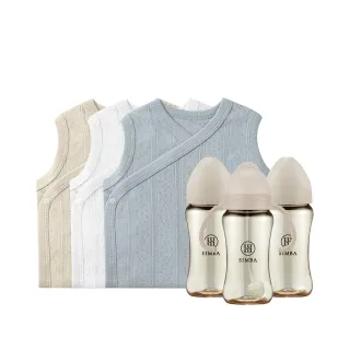 【Simba 小獅王辛巴官方直營】心意之禮！質感透氣棉成長組(70cm/80cm)