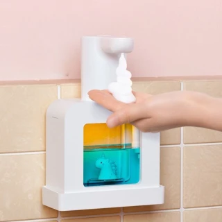 【Mr.U 優先生】自動感應泡沫給皂機  感應洗手機 白色款獨角獸 可壁掛(無印風 可壁掛 洗手乳 情人節禮物)