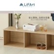 【LiFArt】日式簡約加高三層收納櫃(MIT/附門櫃/斗櫃/組合櫃)
