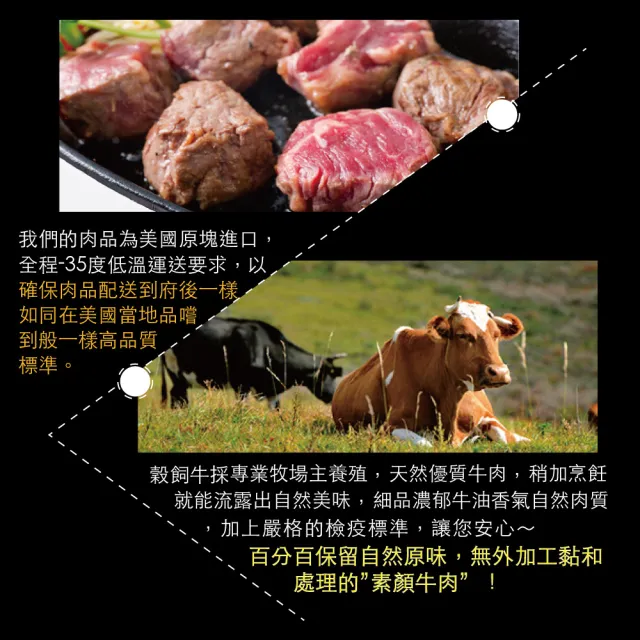 【豪鮮牛肉】美國穀飼精修上肩牛肋切段10包(200g±10%/包)